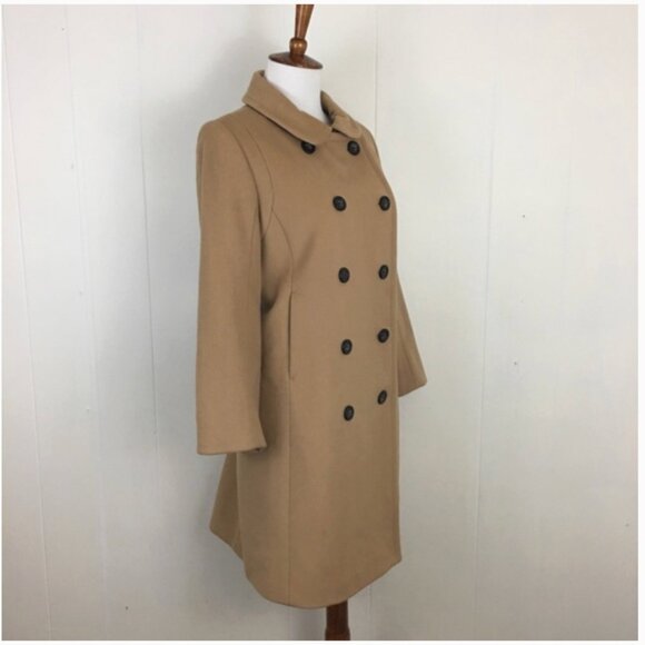 J. Crew Vintage HO 2006 100% Wool Peacoat Coat Size 4 - Picture 4 of 12